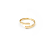 Gold Bypass Ring