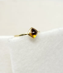 Citrine Goldsmithing Ring