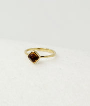 Citrine Goldsmithing Ring