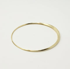 Burgeoning Gold Bangle Bracelet