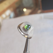 Green Tourmaline Tableau Ring