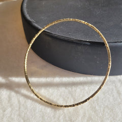 Ion Wind Bangle - Gold