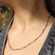 Twist and Turn Chain Necklace