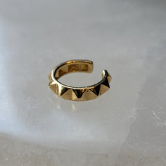 Debbie Bold Spike Ear Cuff - Gold