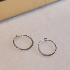 Forged Hoop Earring