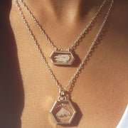 Raven Skull Intaglio Necklace