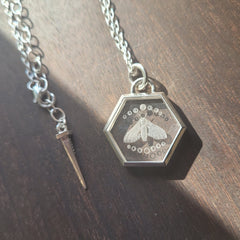 Moth Intaglio Necklace