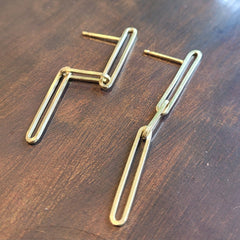 Too Long & Short Chain Earrings