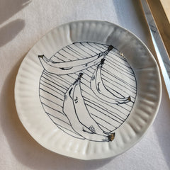 Bananas Porcelain Plate