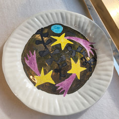 Shooting Star Porcelain Plate