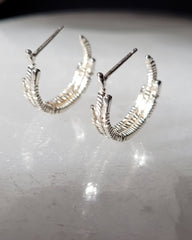 Ion Hook Earrings - Silver