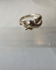 Ram Skull Ring - Silver
