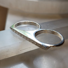 Snake Skin Knuckle Ring