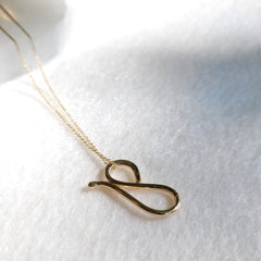Shhhh Closure Charm Necklace