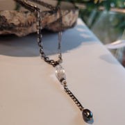 Crystal and Pearl Necklace