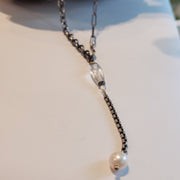 Crystal and Pearl Necklace