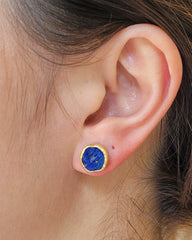 Rough Lapis Lazuli Earrings