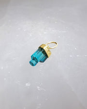 Teal Tourmaline Pendant