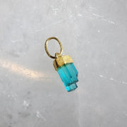 Teal Tourmaline Pendant