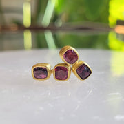 Raspberry Spinel Studs
