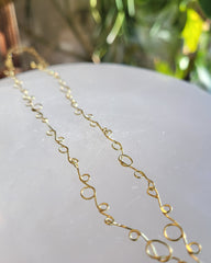 Tiny Scribble Necklace