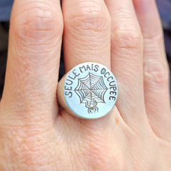 Spider Signet Ring