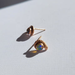 Half Moon Snake Studs