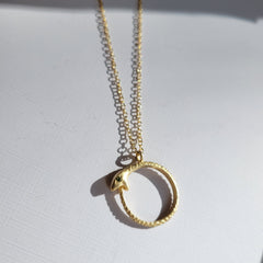 Ouroboros Necklace - Gold