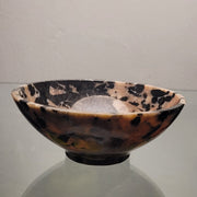 Gemstone Small Bowl - Tourmaline in Metamorphic Rock