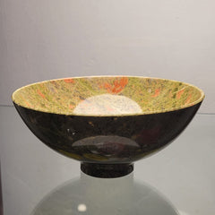 Gemstone Grand Bowl - Unakite