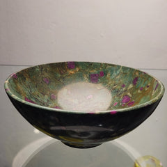 Gemstone Medio Bowl - Ruby & Fuchsite