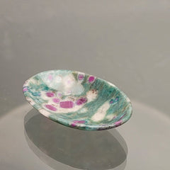 Gemstone Mini Dish - Ruby & Fuchsite