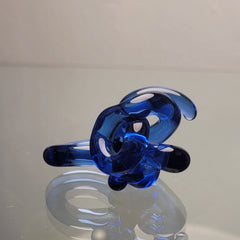 Knotted Up Glass Ring