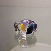 Dolphin Glass Ring