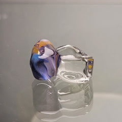 Dolphin Glass Ring