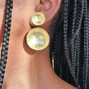 Double Disc Earrings