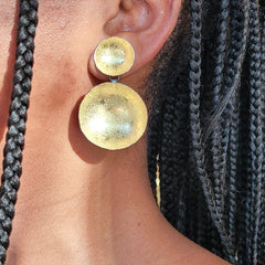 Double Disc Earrings