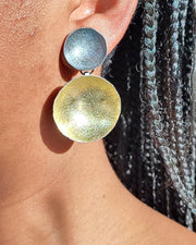Double Disc Earrings