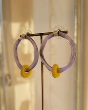 Viola Glass Earrings
