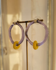 Viola Glass Earrings