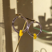 Viola Glass Earrings