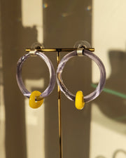 Viola Glass Earrings