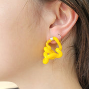 Honeysuckle Glass Earrings