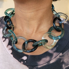 Lagoon Glass Necklace