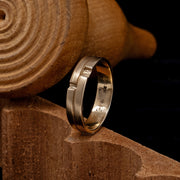 Kanesh Wide Notched Ring