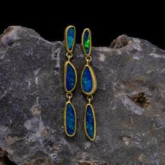 Opal Dangle Earrings