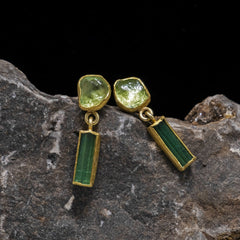Tourmaline Duo Earrings
