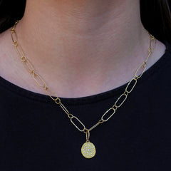 Elongated Link Necklace