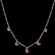 Tourmaline Dawn Drop Necklace