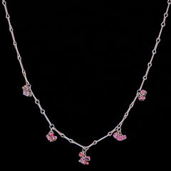 Tourmaline Dawn Drop Necklace